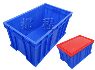 X248塑料周轉箱（箱蓋可選） 